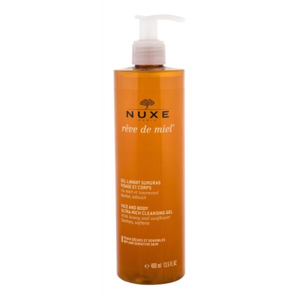 NUXE Reve de Miel Face And Body Ultra-Rich Cleansing Gel (Duššigeel, naistele, 400ml)