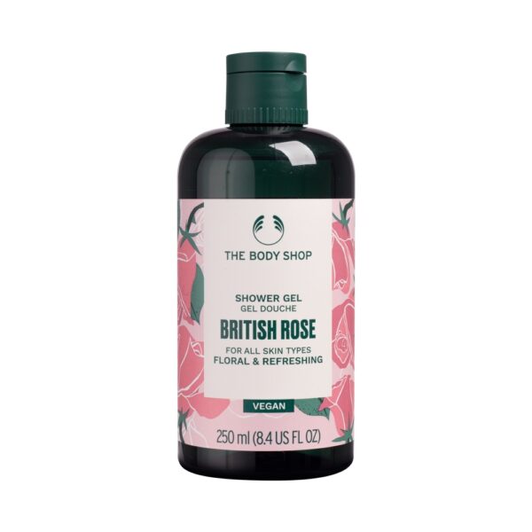 The Body Shop British Rose (Duššigeel, naistele, 250ml)